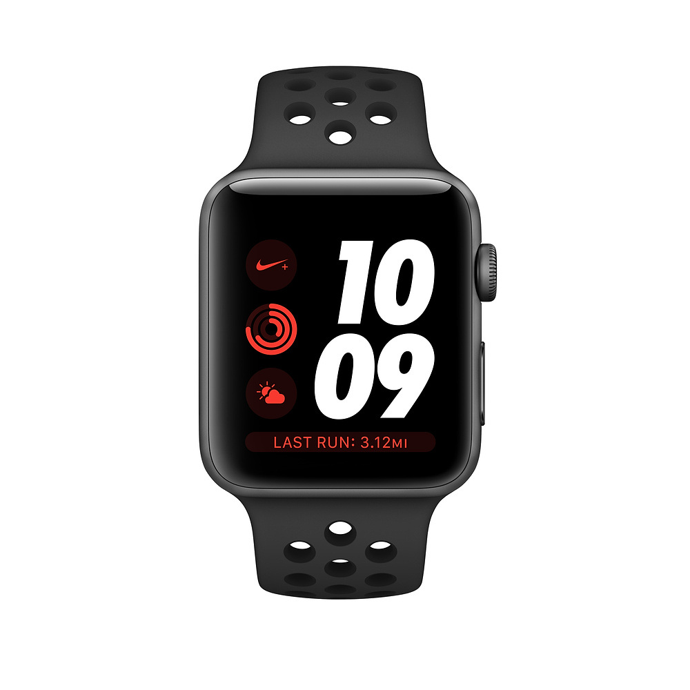 Buy Apple Watch Nike Series 3 GPS + Cellular, 42mm Black Aluminium Case